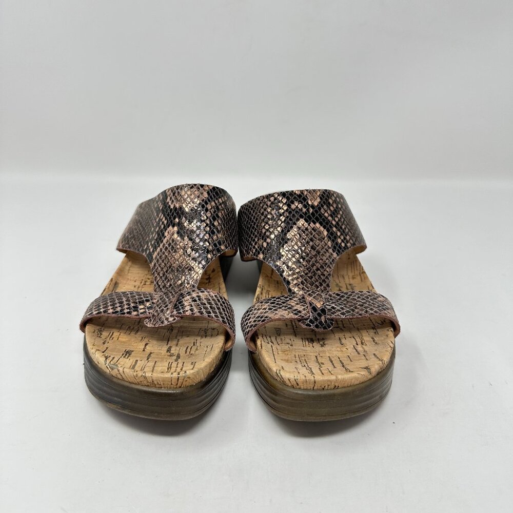 Donald Pliner Faina 5m Metallic Python Print Sand… - image 8